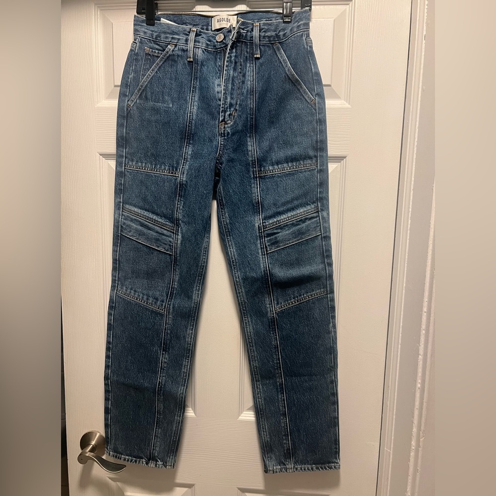 AGOLDE Cooper Cargo Jeans, Size 25, Color- Regulation